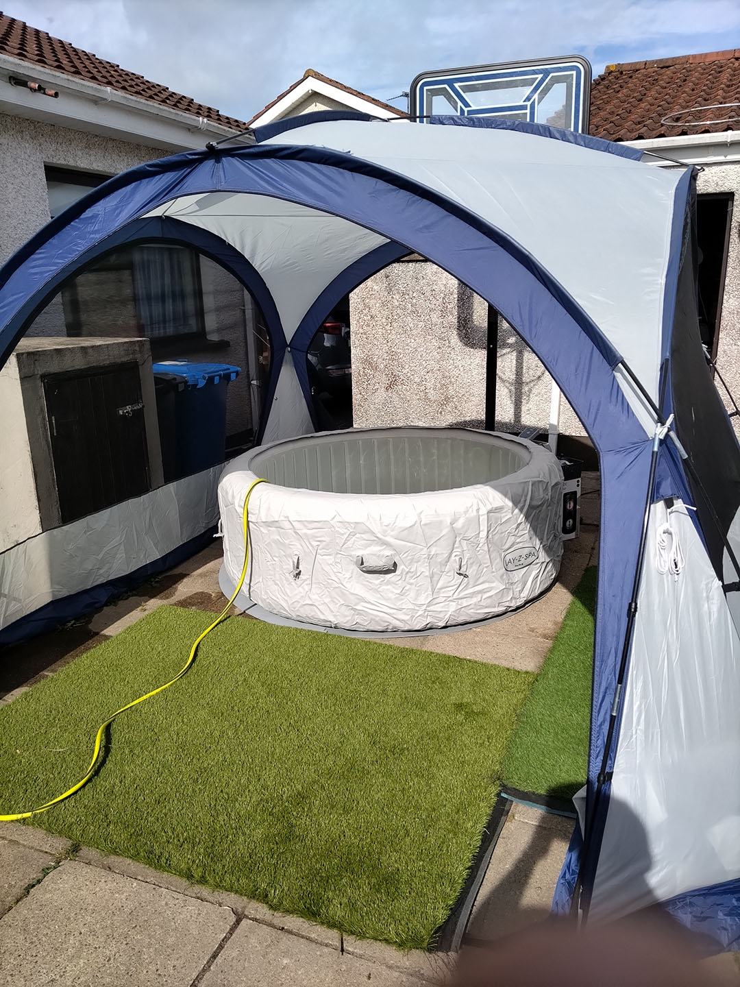 Hot Tub Hire with tent