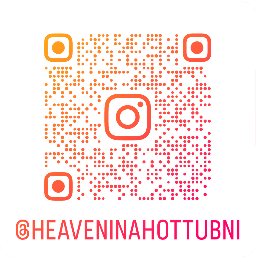 instagram QR code with orange background